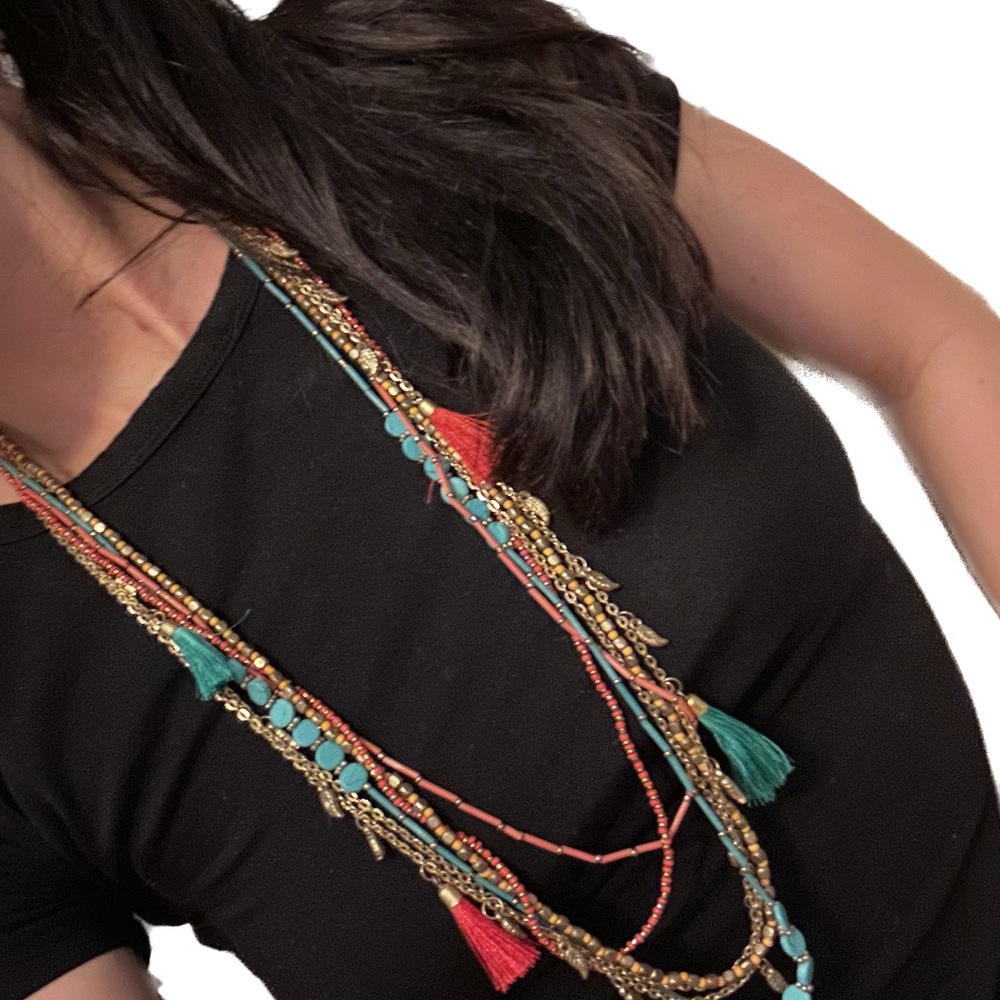 Fun tassel necklace, fashion jewelry